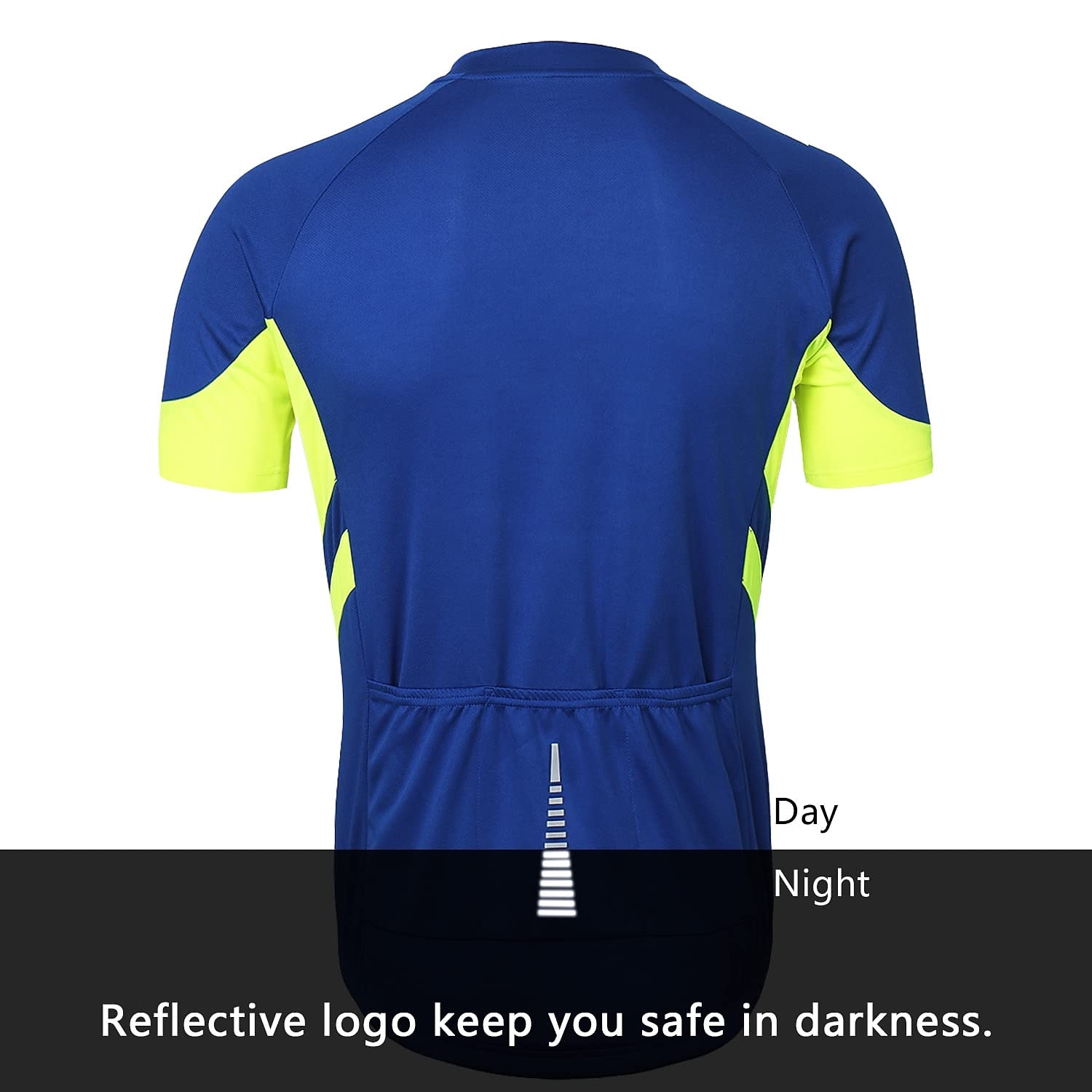 Men's Cycling Jersey Solid Color Short Sleeve Bike Jersey with 3 Rear Pockets Mountain Bike MTB Road Bike Cycling Breathability Reflective Strips Back Pocket Ultra Light Fabric Sports Dark Grey White 2026 - $28.99 –P7