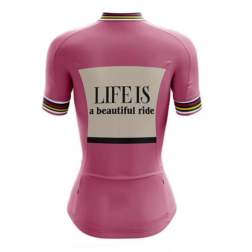 Femmes Maillot de cyclisme Graphique Drôle Manche Courte Cyclisme Maillot Top avec 3 poches arrière VTT Vélo tout terrain Cyclisme sur route Séchage Rapide Bandes réfléchissantes Poche Arrière de 2025 ? $28.99 –P11