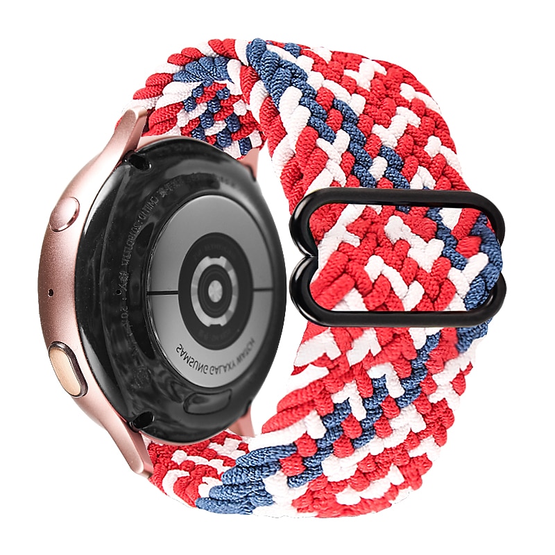 Klokkerem til Garmin Huawei Forerunner 265S 265 Venu 3S 3 Active 5 Vivoactive 4S 4 Vivomove Sport Luxe Style HR Approach S42 S40 S12 18mm 20mm 22mm Nylon Erstatning Stropp 18mm 20mm 22mm Sportsrem 2025 - $12.99 –P6