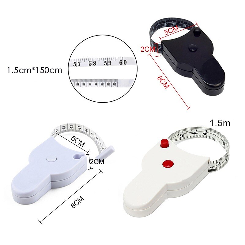 Automatic Telescopic Tape MeasurePerfect Body Tape MeasureSelf-Tightening Body Measuring RulerRetractable Double Scales RulersPerfect Waist Tape Measure 2025 - $7.99 –P9