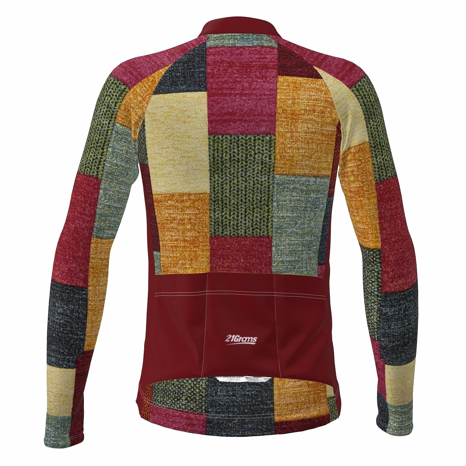 Voor heren Wielrenshirt Grafisch Kleurenblok Geruit geruit Lange mouw Fietsen Shirt Kleding Bovenlichaam met 3 achterzakken Bergracen Wegwielrennen Sneldrogend Reflecterende strips Achterzak 2026 - $34.99 –P2