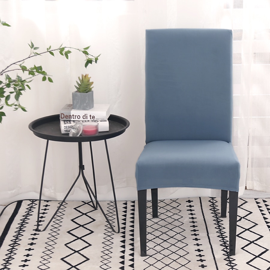 husă pentru scaune de sufragerie burgundy elastic husă pentru scaune elastică pentru scaune pentru petrecere de luat masa hotel nuntă moale lavabilă 2025 - $6.99 –P3