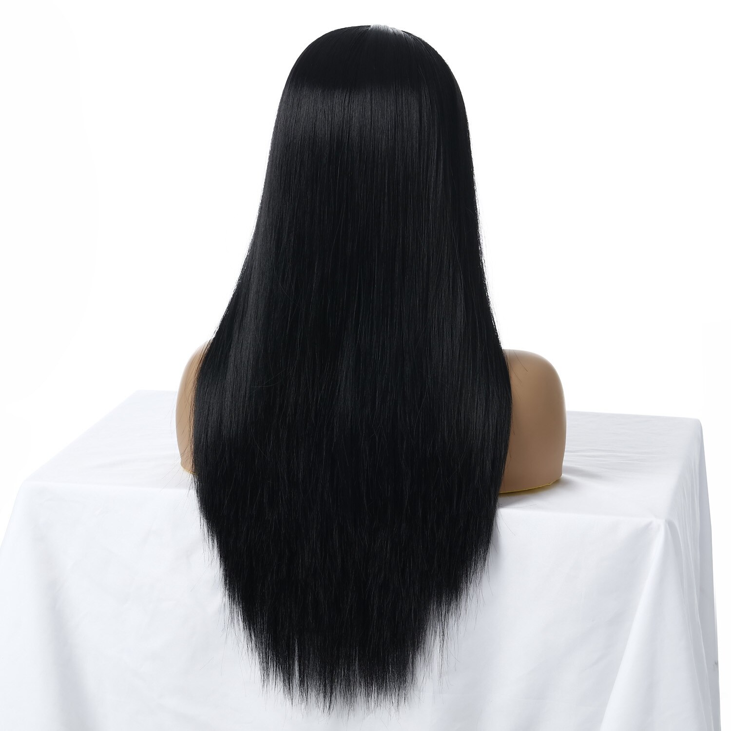 zwarte pruiken voor vrouwen synthetische pruik body wave middendeel pruik lang zeer lang natuurlijk zwart synthetisch haar 26 inch vrouwen modieus ontwerp middendeel pluizig blond bruin 2025 - $26.99 –P4