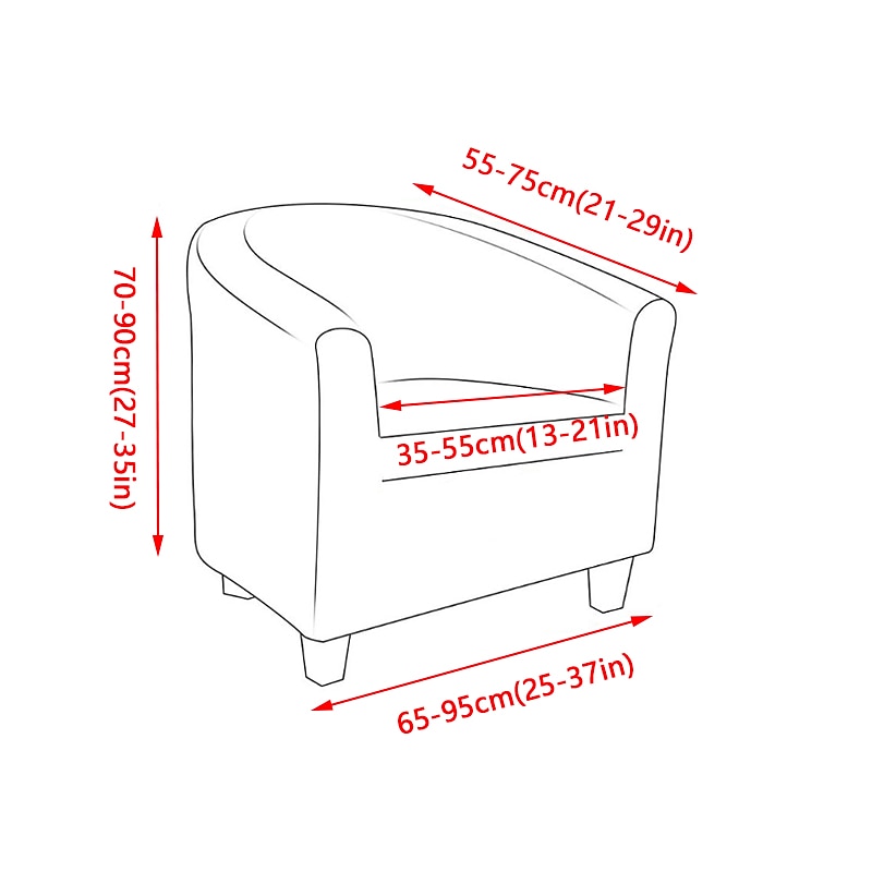 huse pentru scaun de club huse pentru scaun cu butoi burgundy huse de fotoliu elastice huse pentru scaune pentru cada club huse de canapea husa de protectie pentru mobila de canapea huse de canapea 2025 - $22.99 –P1