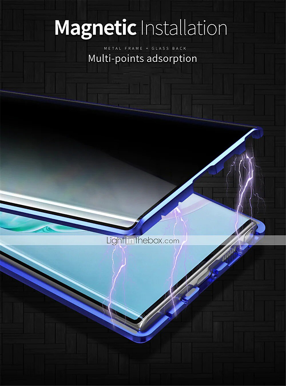 telefoon hoesje Voor Samsung Galaxy S24 S23 S22 S21 S20 Ultra Plus FE Note 20 Ultra 10 Plus A71 A51 A70 A50 S25 Ultra Magnetische adsorptiekoffer Volledig lichaamsbeschermend Anti-piepgeluid 2025 - $23.99 –P4