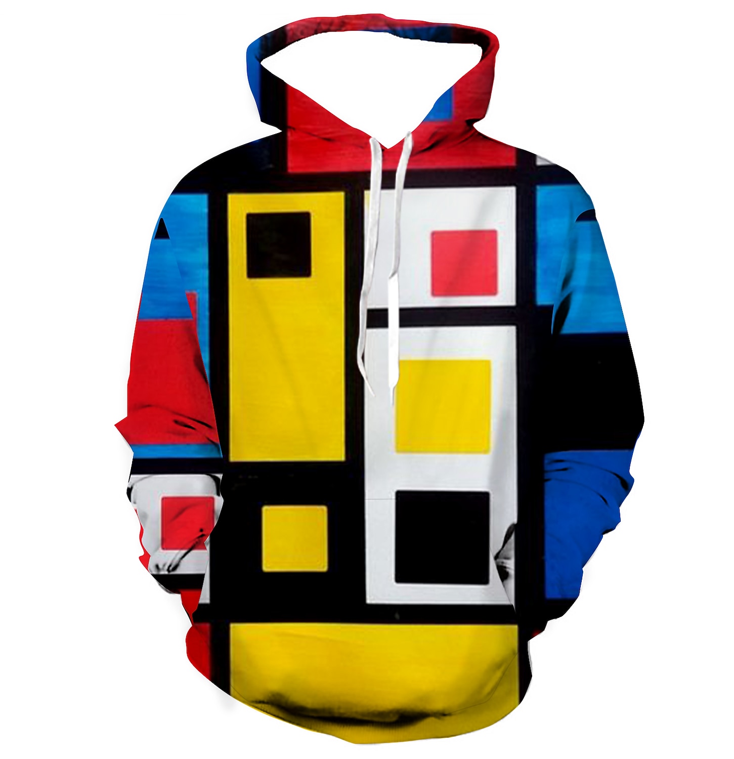 Hombre Bloque de color Estampados Sudadera Sudaderas Sudadera Manga Larga Sudadera con capucha Con Capucha Design Impresión 3D Diario Deportes Amarillo Rojo Estampado Primavera & Otoño Diseñador 2025 - $29.99 –P5