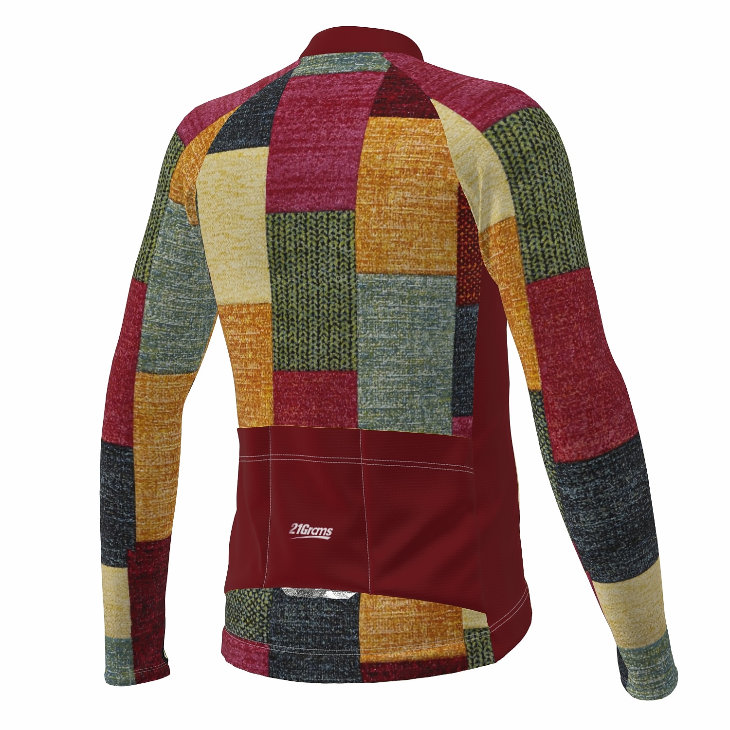 Voor heren Wielrenshirt Grafisch Kleurenblok Geruit geruit Lange mouw Fietsen Shirt Kleding Bovenlichaam met 3 achterzakken Bergracen Wegwielrennen Sneldrogend Reflecterende strips Achterzak 2026 - $34.99 –P4