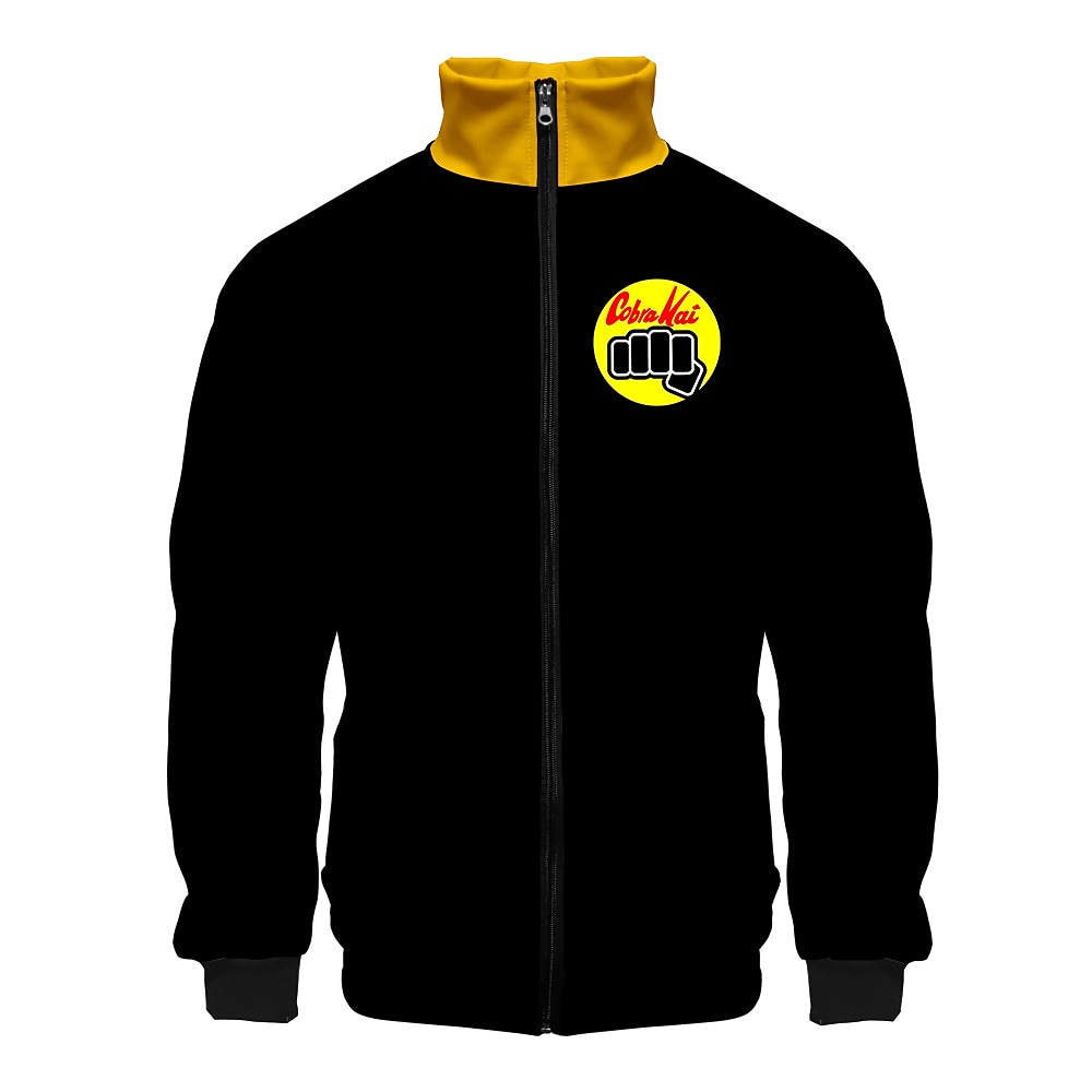 Cobra Kai Karate Kid Hoodie Anime Cartoon Anime 3D 3D Harajuku Graphic For Couple's Men's Women's Adults' Back To School 3D Print 2025 - $26.99 –P1