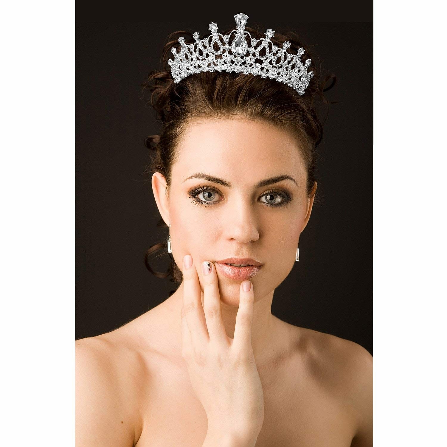 κρυστάλλινη τιάρα στέμμα για γυναίκες prom queen crown quinceanera διαγωνισμός κορώνες πριγκίπισσα στέμμα στρας κρυστάλλινα στέφανα νυφικών τιάρες για γυναίκες ασημί χρυσό χρώμα 2026 - $16.49 –P5