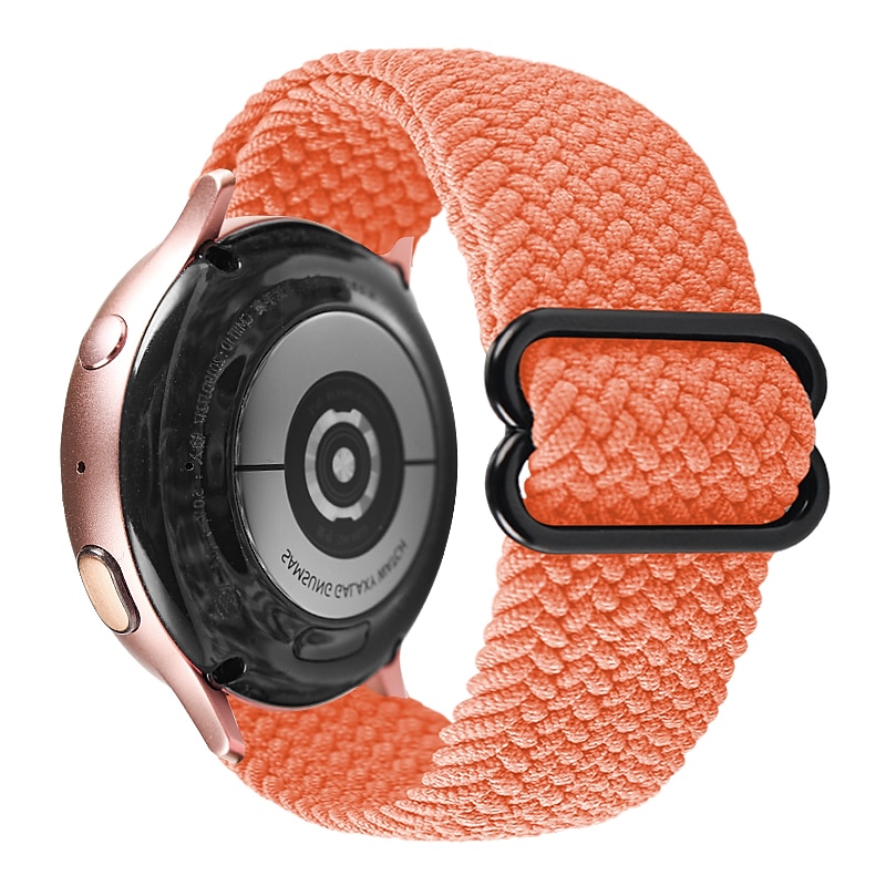 Klokkerem til Garmin Huawei Forerunner 265S 265 Venu 3S 3 Active 5 Vivoactive 4S 4 Vivomove Sport Luxe Style HR Approach S42 S40 S12 18mm 20mm 22mm Nylon Erstatning Stropp 18mm 20mm 22mm Sportsrem 2025 - $12.99 –P3