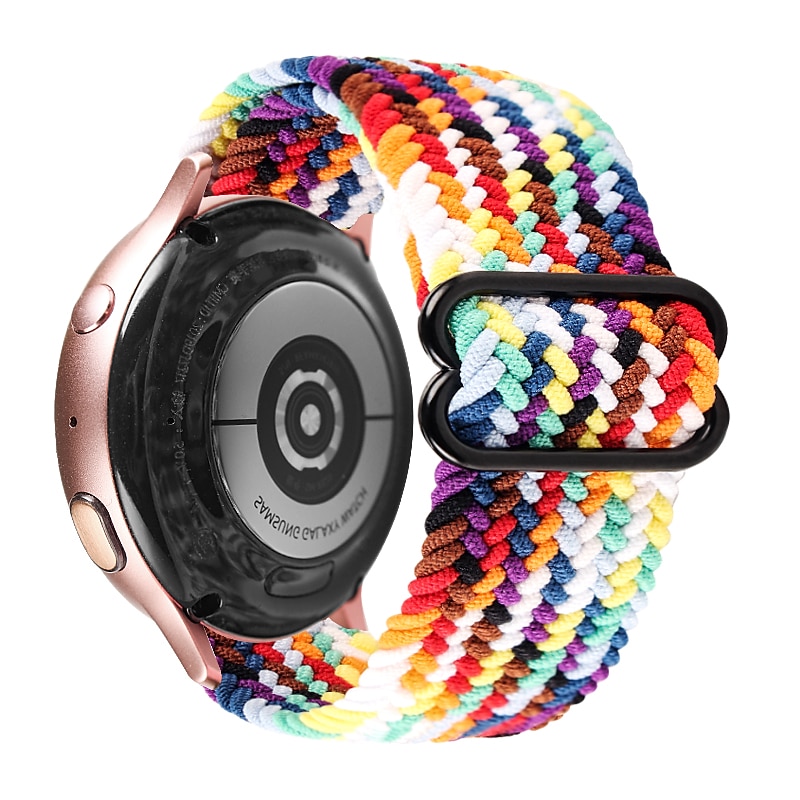 Klokkerem til Garmin Huawei Forerunner 265S 265 Venu 3S 3 Active 5 Vivoactive 4S 4 Vivomove Sport Luxe Style HR Approach S42 S40 S12 18mm 20mm 22mm Nylon Erstatning Stropp 18mm 20mm 22mm Sportsrem 2025 - $12.99 –P5