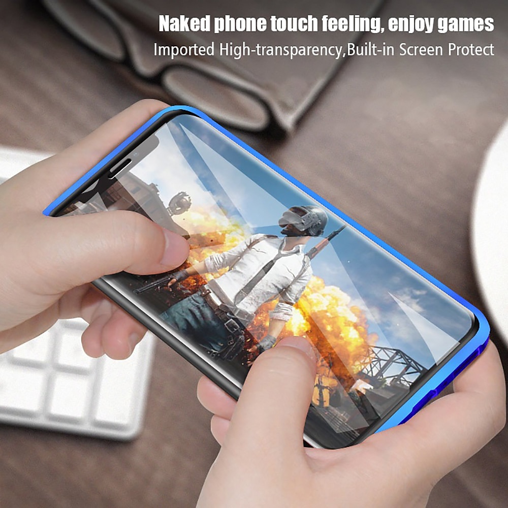 telefoon hoesje Voor Samsung Galaxy S24 S23 S22 S21 S20 Ultra Plus FE Note 20 Ultra 10 Plus A71 A51 A70 A50 S25 Ultra Magnetische adsorptiekoffer Volledig lichaamsbeschermend Anti-piepgeluid 2025 - $23.99 –P5
