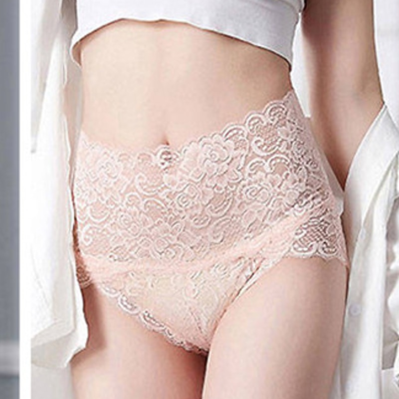 Women's Sexy Panties Brief Underwear 1 PC Underwear Sexy Comfort Lace Pure Color PU High Waist Sexy Green Black Purple M L XL Home Outfits 2025 - $7.99 –P19