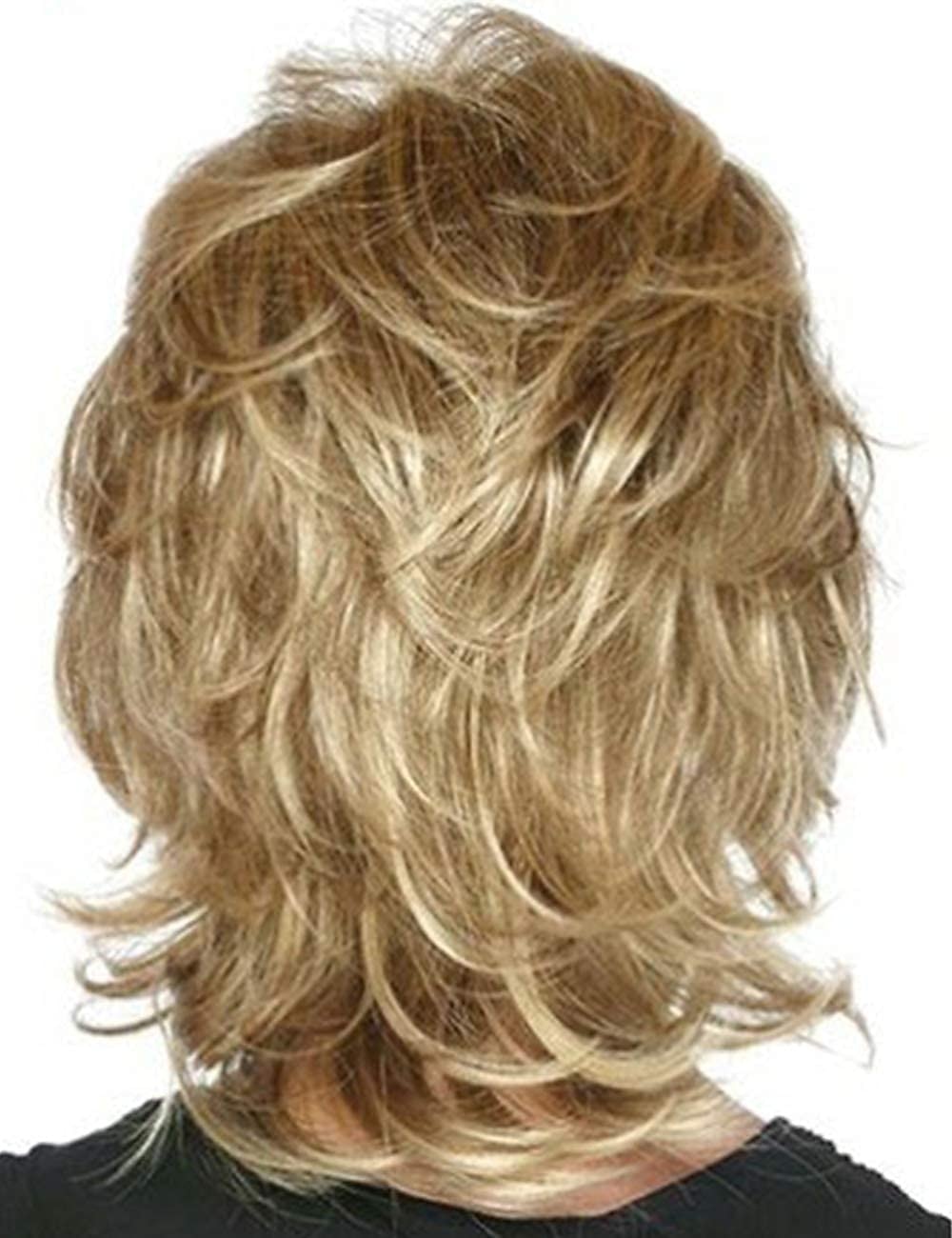 Short Mixed Blonde Curly Wig with Bangs Natural Wavy Synthetic Wig for Women Short Natural Wavy Wigs 2026 - $28.99 –P3