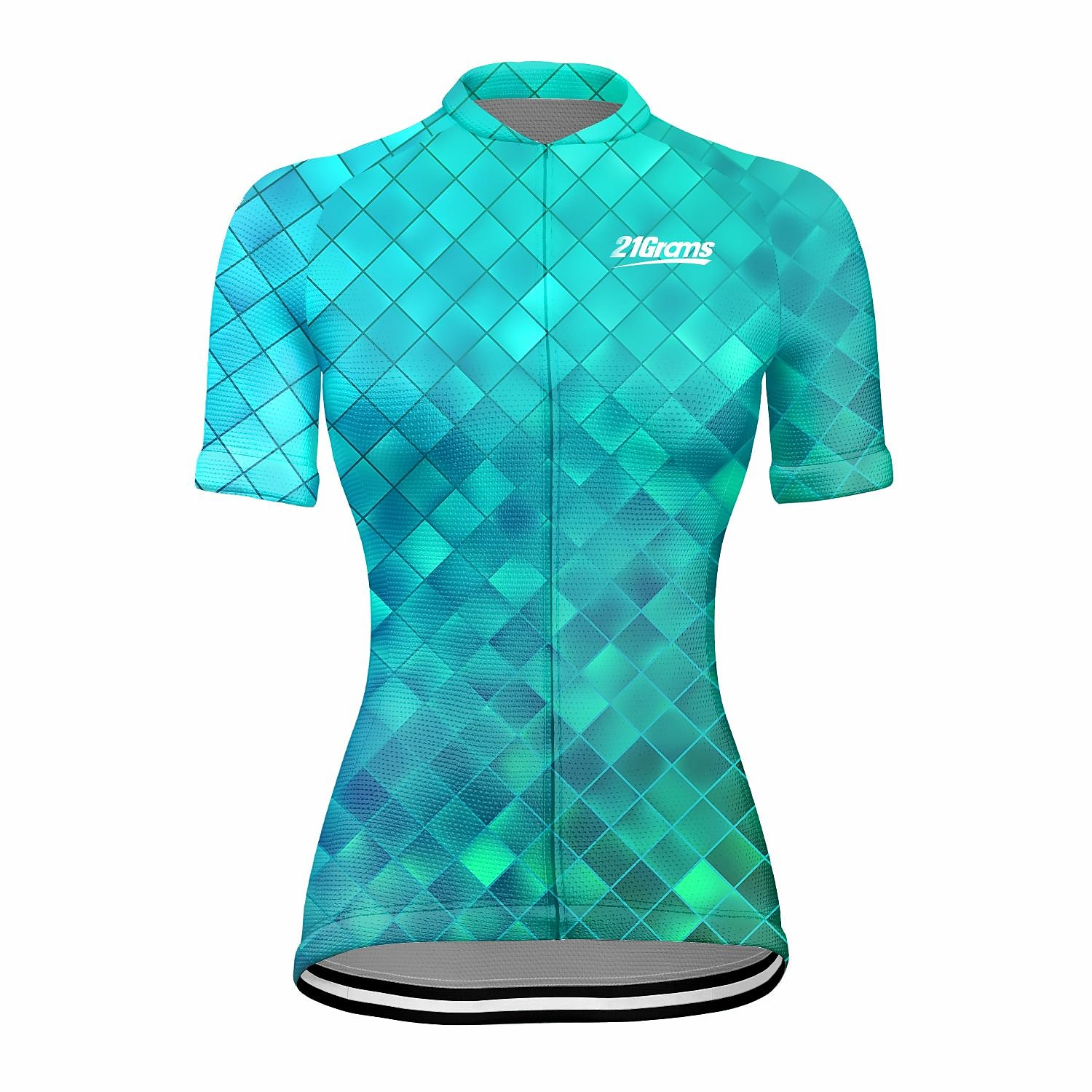 Damen Radtrikot Geometrisch Kurzarm Fahhrad Trikot Oberteil mit 3 Gesäßtaschen Mountainbike MTB Straßenradsport Schnelltrocknend Reflektierende Streifen Rückentasche Feuchtigkeitsableitend Sport Rot 2026 - $30.99 –P5