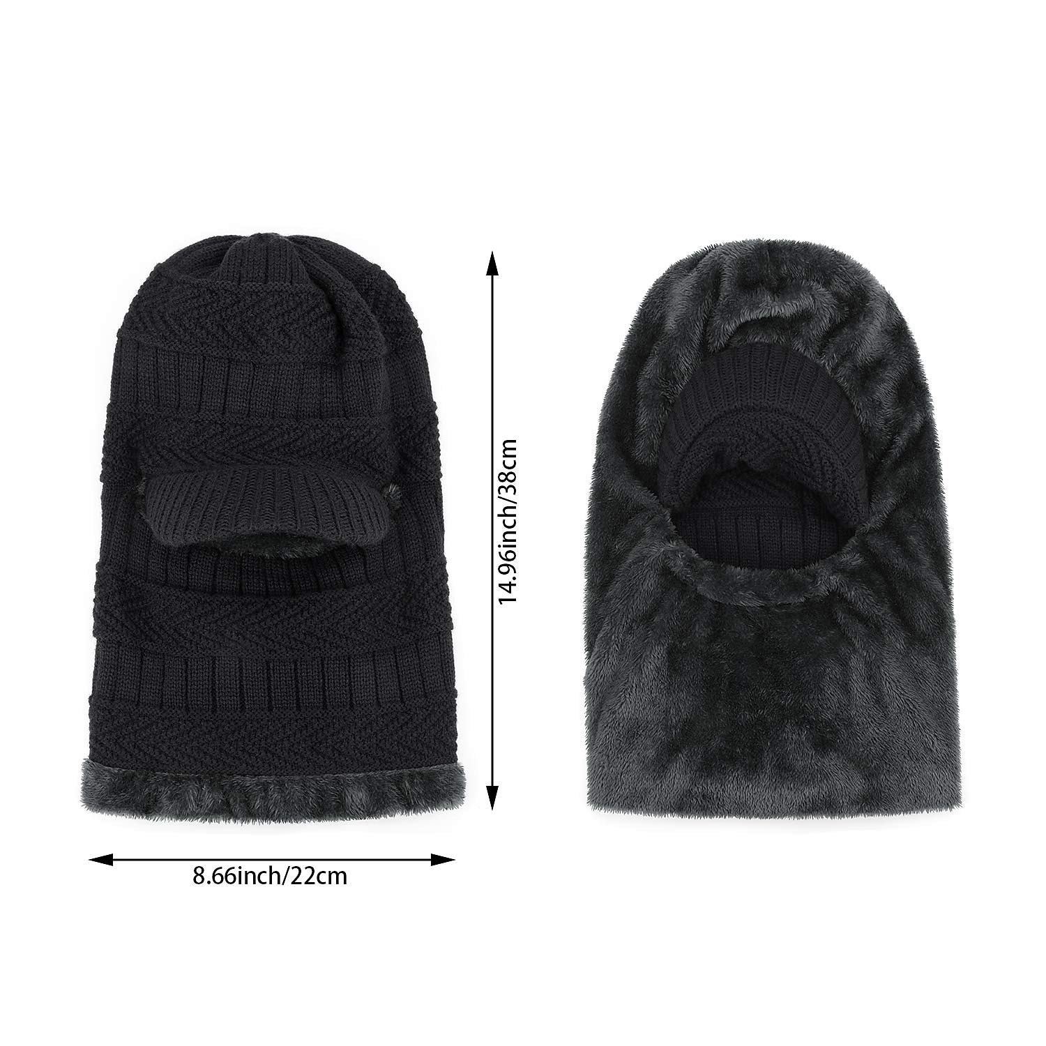 Voor heren Bivakmuts Muts Thermisch Warm Winddicht Ademend Fleece Hoed Winter Snowboard voor Skiën Snowboarden Wintersporten 2026 - $5.99 –P3