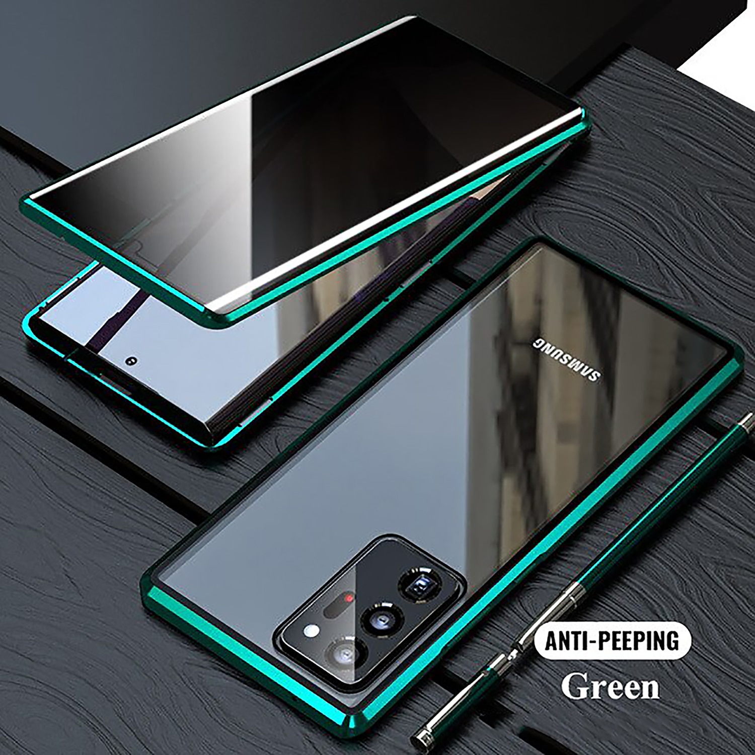 2025年 電話 ケース 用途 サムスンのギャラクシー S24 S23 S22 S21 S20 Ultra Plus FE Note 20 Ultra 10 Plus A71 A51 S25ウルトラ 磁気吸着ケース 全身保護 アンチピープ 耐衝撃 クリア プライバシー強化ガラス コレクション – $23.99 –P12