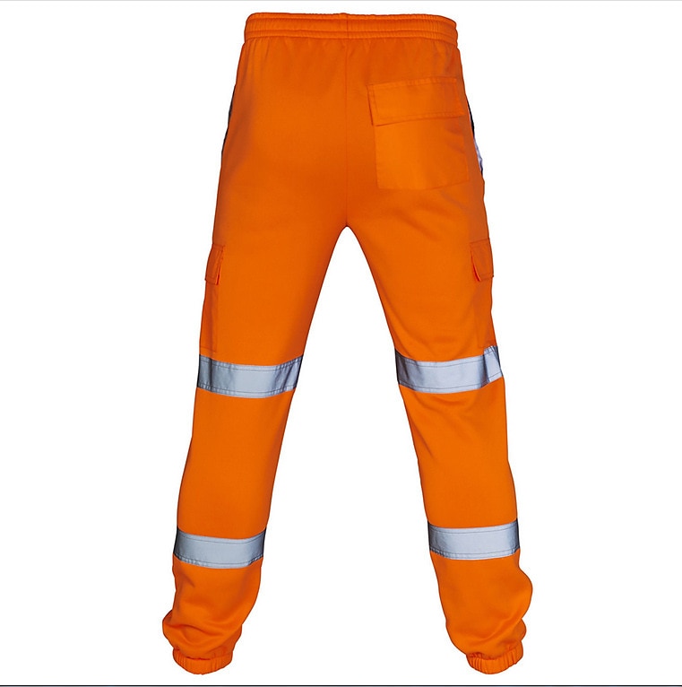 Herr Militärbyxor Cargo byxor Taktiska byxor Långbyxor Arbetsbyxor Elastisk midja Reflekterande Vattentät Ledigt fluorescerande grön Svart 2026 - $22.99 –P8