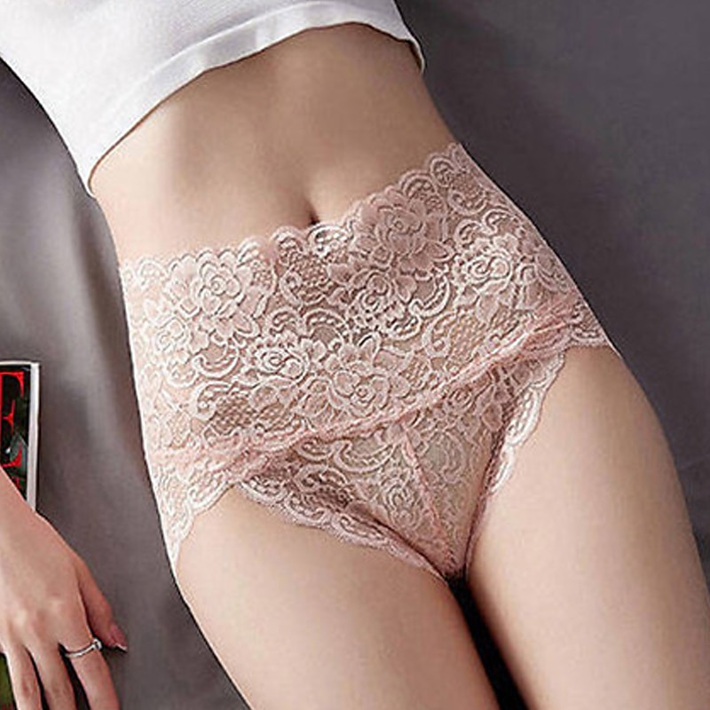 Women's Sexy Panties Brief Underwear 1 PC Underwear Sexy Comfort Lace Pure Color PU High Waist Sexy Green Black Purple M L XL Home Outfits 2025 - $7.99 –P12