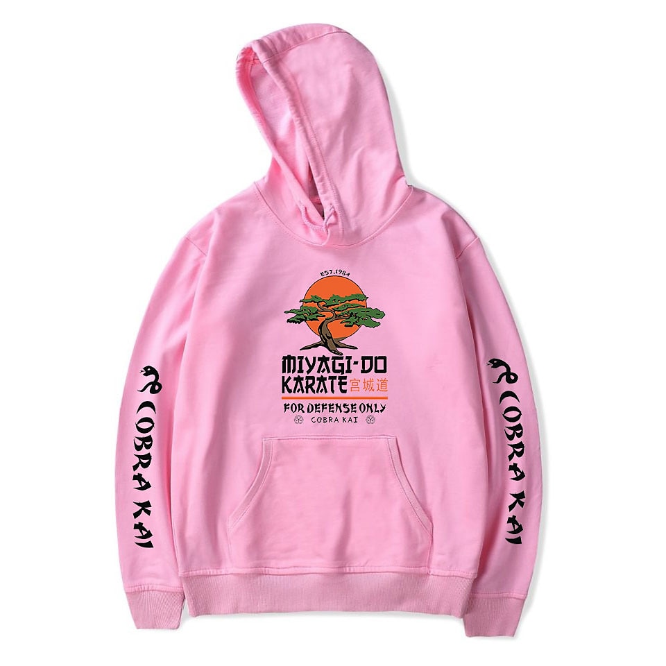 Cobra Kai Karate Kid Felpa con cappuccio Anime Cartone animato Manga Harajuku Grafica Kawaii Per Da coppia Per uomo Per donna Per adulto Ritorno a scuola Stampa a caldo del 2025 a $30.99 –P5