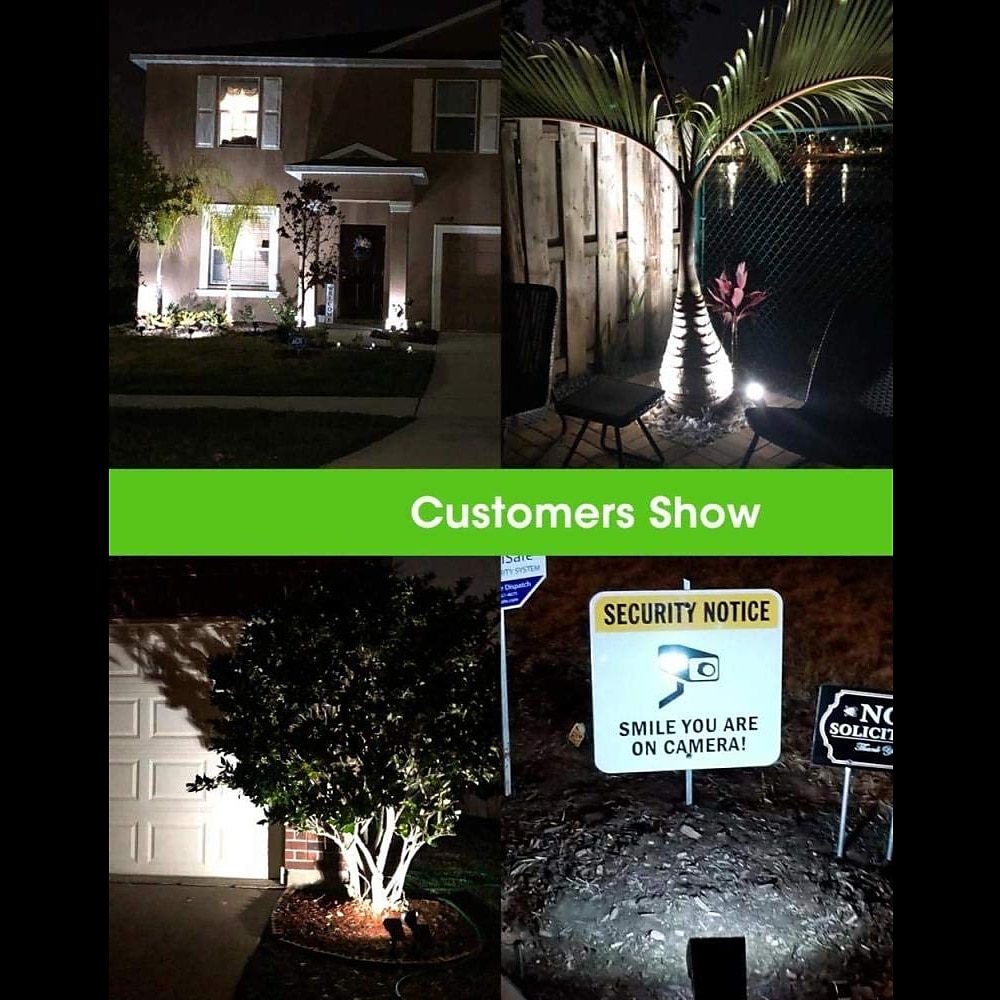 2PCS Solar Landscape Spotlight Outdoor 2 Brightness Modes 2 in 1 Solar Landscape Spotlight IP67 Waterproof Solar outdoor light lawn light pathway lights 2025 - $92.99 –P13
