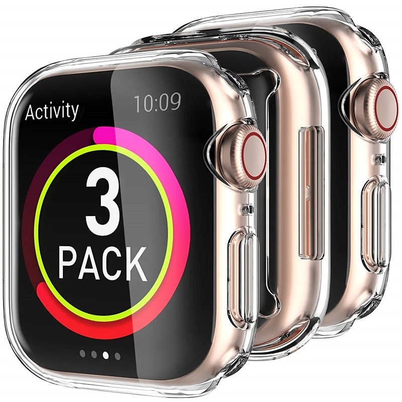 3 pezzi Guarda Proteggi Schermo Compatibile con Apple  iWatch Series 8/7/6/5/4/3/2/1 / SE Protettori privacy dello schermo Alta definizione Sensibile al tocco Vetro temperato Accessori per orologi del 2025 a $13.99 –P1