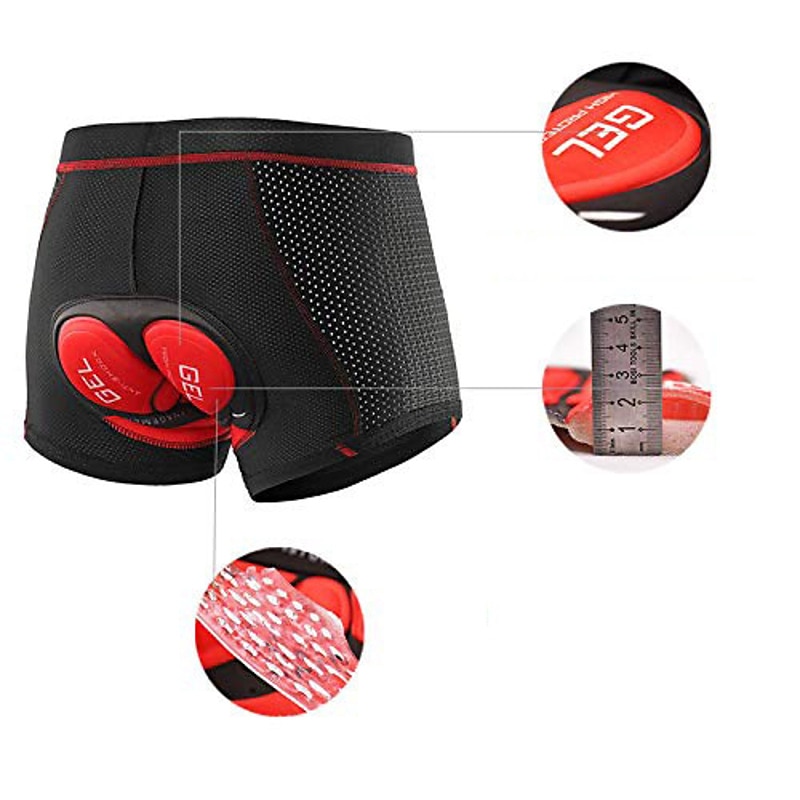 Arsuxeo Homens Roupa interior de ciclismo Calções de bicicleta Shorts acolchoados 3D Moto Shorts Roupa Íntima Shorts acolchoados / camurça Modelagem Race Fit ideal para corrida Ciclismo de Montanha de 2025 por $12.99 –P4
