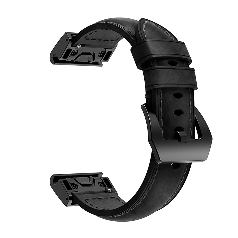 Ремешок для часов для Garmin MARQ Descent G1 Fenix 7S Sapphire Solar / 6S Pro / 5S Plus Fenix 7 Sapphire Solar / 6 Pro / 5 Plus Forerunner 935 945 Натуральная кожа Замена Ремень 20mm 22mm 26mm 2025 - $24.99 –P3