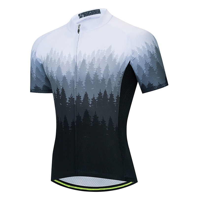 Herr Cykeltröja Kortärmad Cykel Överdelar med 3 bakfickor Bergscykling Vägcykling Andningsfunktion Snabb tork Fuktabsorberande Reflexremsa Gul Röd Grön Polyester sporter Kläder 2025 - $23.19 –P7