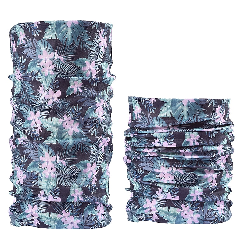 Neck Gaiter Neck Tube Scarf Bandana Sports Scarf Face Mask Floral Botanical Sunscreen High Breathability (>15,001g) Bike / Cycling Random Colors Winter for Men's Women's Adults' Running Cycling 2025 - $5.49 –P15