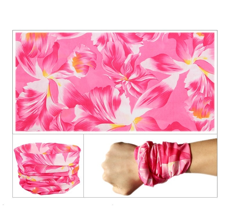 Neck Gaiter Neck Tube Scarf Bandana Sports Scarf Face Mask Floral Botanical Sunscreen High Breathability (>15,001g) Bike / Cycling Random Colors Winter for Men's Women's Adults' Running Cycling 2025 - $5.49 –P5