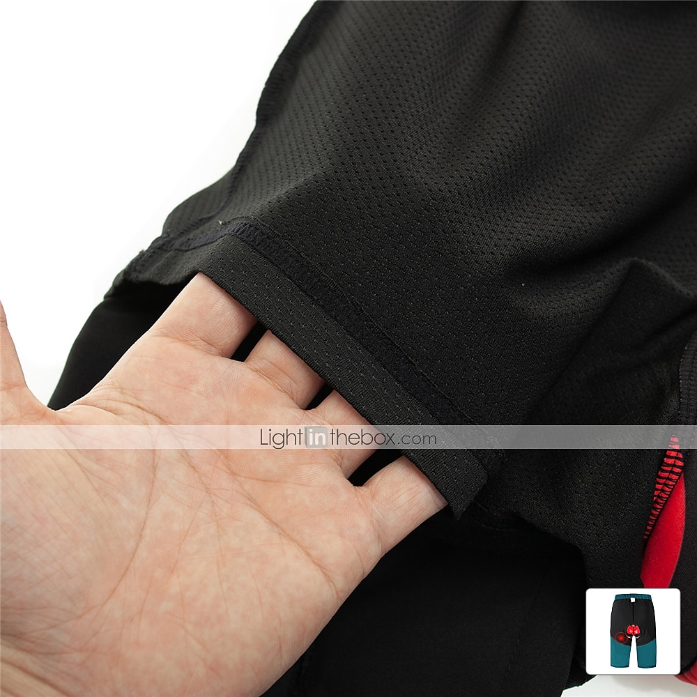 WOSAWE Voor heren MTB shorts Wielrenshorts Fietsen Gewatteerde shorts MTB shorts Ruim Passend Bergracen Wegwielrennen Sport 3D-pad Fietsen Ademend Anatomisch ontwerp Zwart Groen Siliconen Kleding 2025 - $37.99 –P9