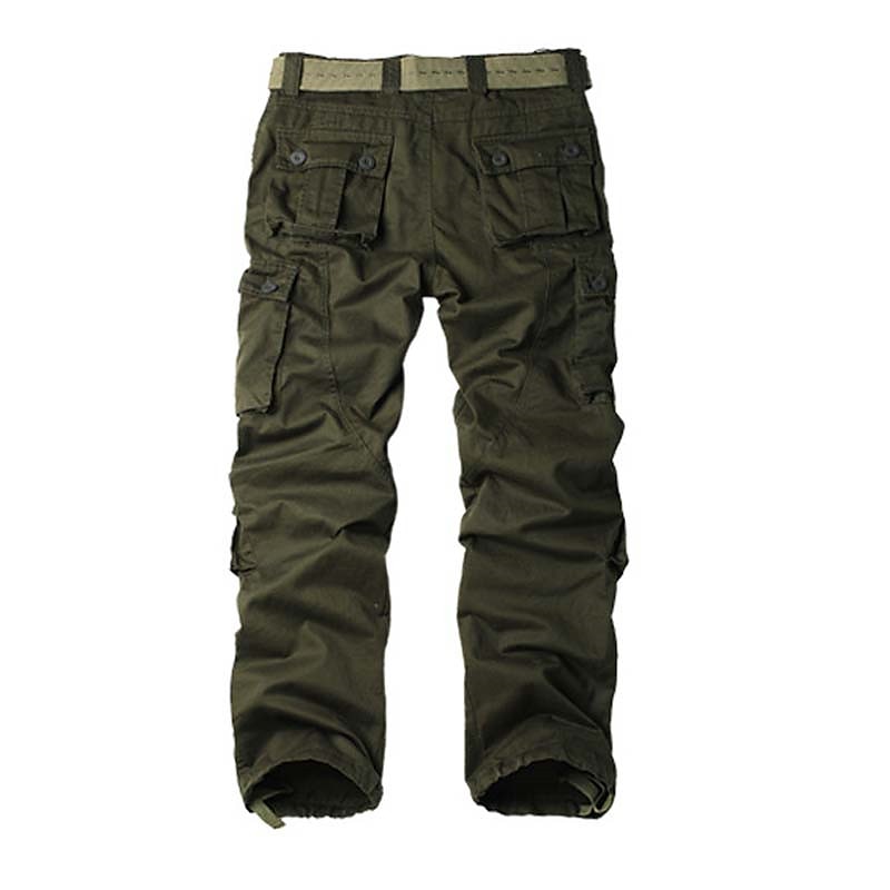 Per uomo Pantaloni cargo Pantaloni Compatto Pantaloni da lavoro Multi tasca Liscio Traspirante Leggero Lunghezza intera Giornaliero Abbigliamento di strada Cotone Pantaloni Scarpe sportive Verde del 2026 a $43.99 –P6