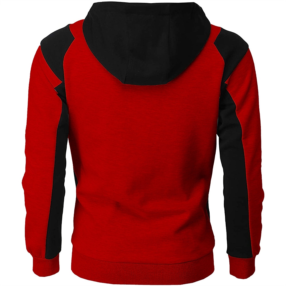 boohooman colour block moletom com capuz