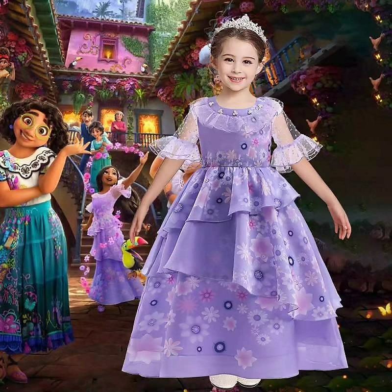 Isabela Madrigal Encanto Dress/ Disney World Cosplay Isabela Dress