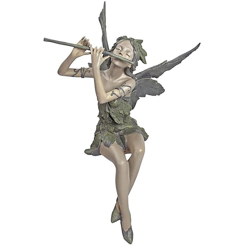 Garten Flöte Blume Fee Statue Harz Handwerk Landschaftsbau Skulptur Kunst Hof Figur sitzend Garten Haus Ornament Dekoration 2025 - $33.99 –P5