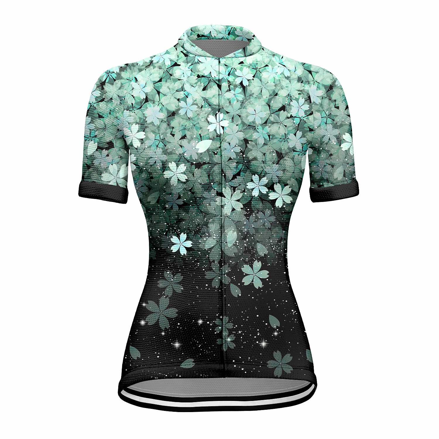 Per donna Maglia da Ciclismo Motivo Floreale Manica Corta Bicicletta Top con 3 tasche posteriori Mountain Bike MTB Ciclismo su strada Asciugatura Rapida Strisce Riflettenti Tasca Posteriore del 2026 a $30.99 –P3