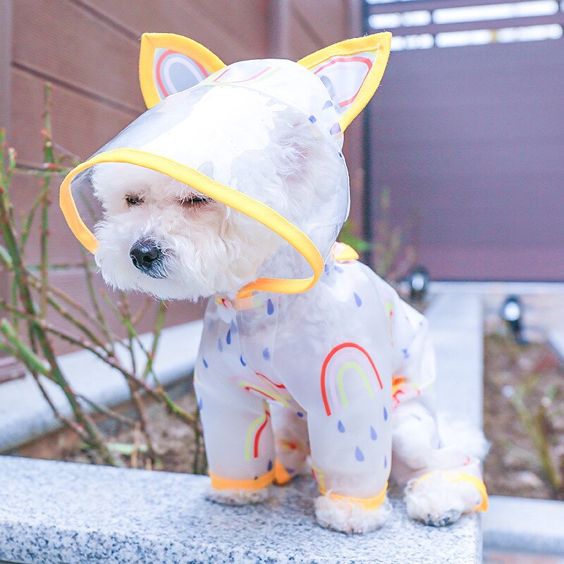 Cachorros Gatos Capa de Chuva Casaco Impermiável Jaqueta de Chuva Prova-de-Água Roupas para cães de 2025 por $21.99 –P18
