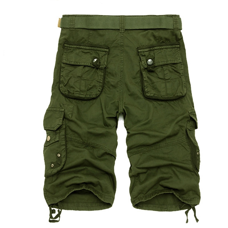 Herre Cargoshorts Shorts til turbruk Benetrekk Multi lomme Flere lommer عادي Kamuflasje Farge Pustende Utendørs Knelengde Avslappet Daglig Gatemote Stilfull Gul Militærgrønn Mikroelastisk 2025 - $28.99 –P3
