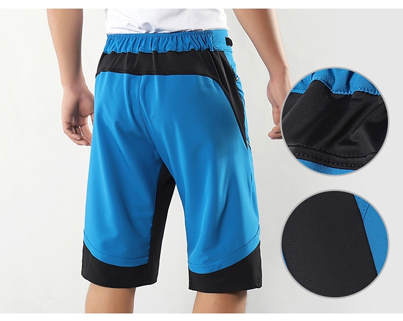 בגדי ריקוד גברים מכנסי רכיבה באגי מכנסי אופניים אופניים מכנסיים קצרים מכנסיים קצרים רחבים התאמה רגועה רכיבת הרים רכיבת כביש ספורט 3D לוח ייבוש מהיר רוכסן עמיד למים רך שחור ירוק צבא ביגוד 2026 - $59.99 –P3