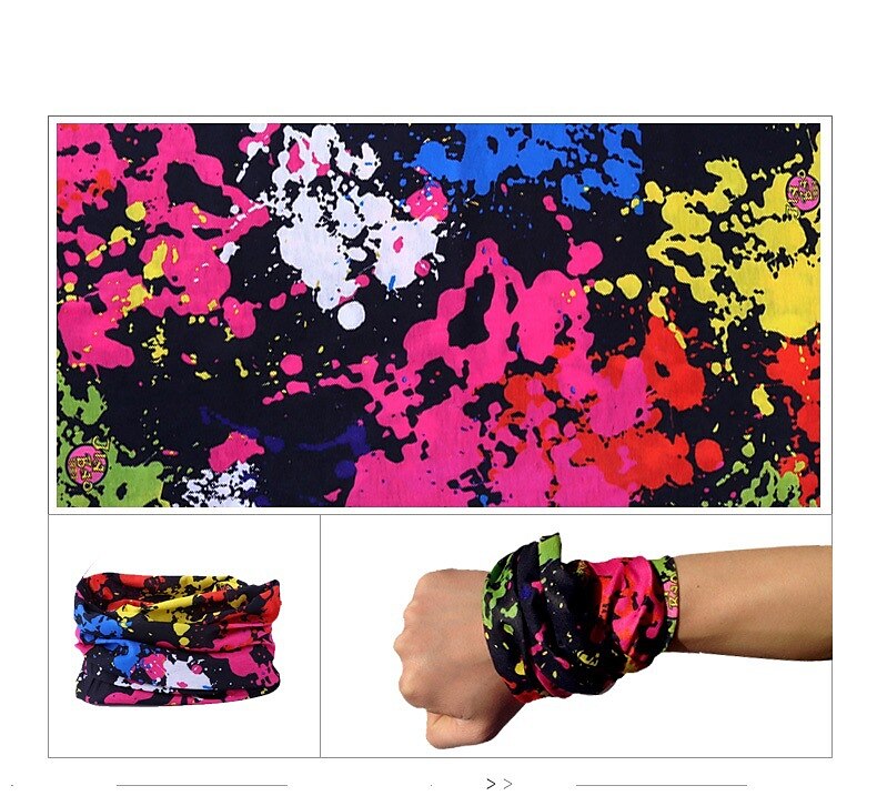 Neck Gaiter Neck Tube Scarf Bandana Sports Scarf Face Mask Floral Botanical Sunscreen High Breathability (>15,001g) Bike / Cycling Random Colors Winter for Men's Women's Adults' Running Cycling 2025 - $5.49 –P9