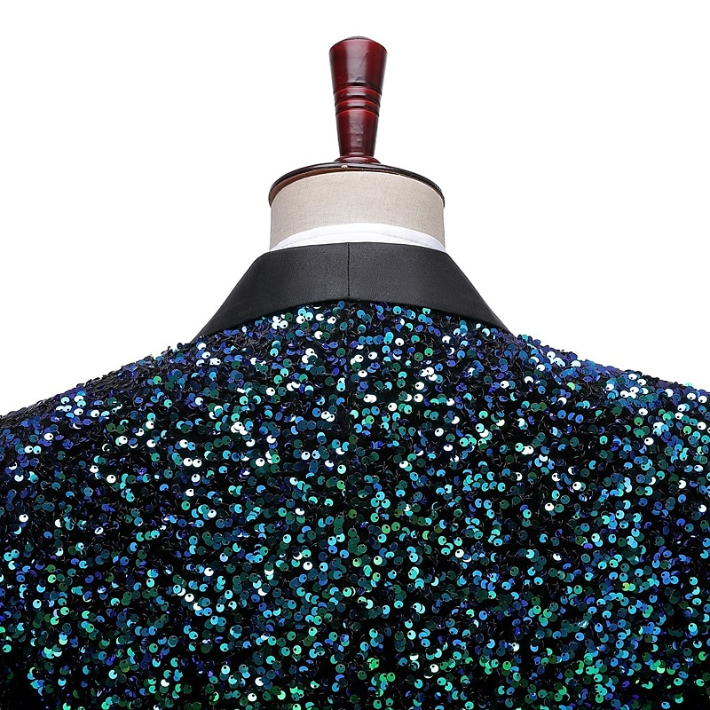 Schijf Jaren '80 Jas Gemaskerd Bal Hippie Schijf Lovertje Voor heren Carnavalskostuum Evenement / Feest Vrijgezellenfeest Prideparade Volwassenen Jas 2025 - $154.99 –P6