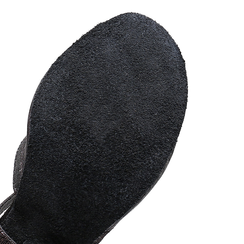 Scarpe da ballo latino con cinturini dorati da donna – tacchi alti con suola in pelle scamosciata per salsa, ballo da sala e prove del 2026 a $32.99 –P3