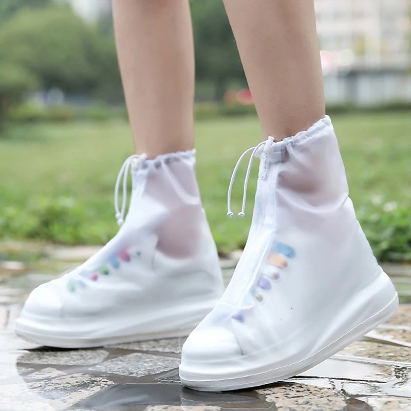 Capas impermeáveis para botas de chuva, galochas antiderrapantes com controle de areia, sola de borracha em pvc reutilizáveis botas de chuva e neve galochas para ciclismo acampamento ao ar livre pesca viagem jardim de 2025 por $15.49 –P5
