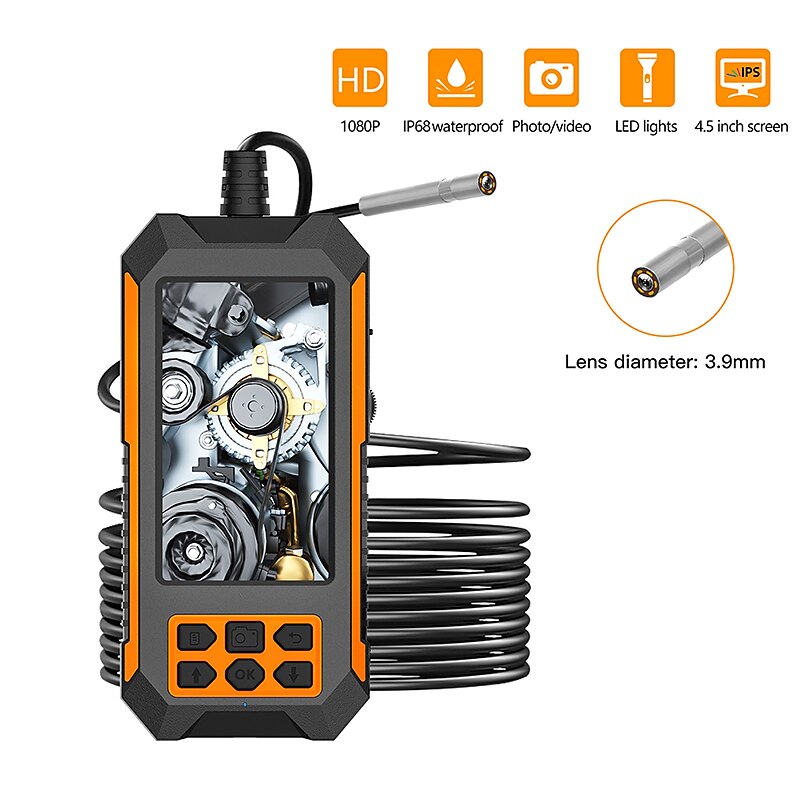 6.5ft 3.9mm Tube Plumbing Camera Industrial Endoscope Inspection Camera Borescope 2m 6.5ft 3.9mm Tube Plumbing Camera Industrial Endoscope Inspection Camera Borescope 2m
