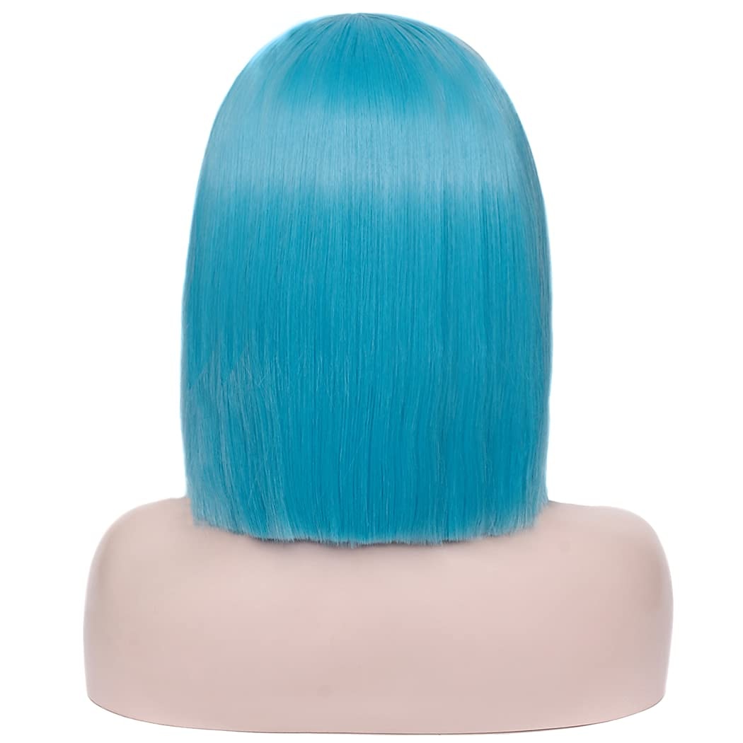 parrucca rossa delle donne breve parrucca bob rossa con la frangetta aspetto naturale parrucca sintetica morbida parrucca carina festa cosplay halloween parrucche da 12 pollici festa di natale del 2025 a $17.49 –P7