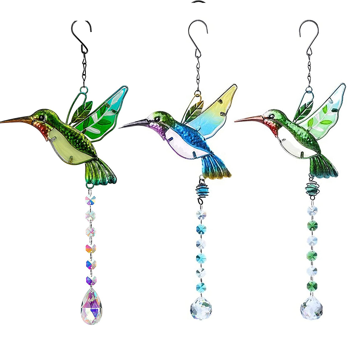 suncatcher الطيور الكريستال الكرة المنشور نافذة قناع قوس قزح صانع قلادة الشمس الماسك 2025 - $13.99 –P1