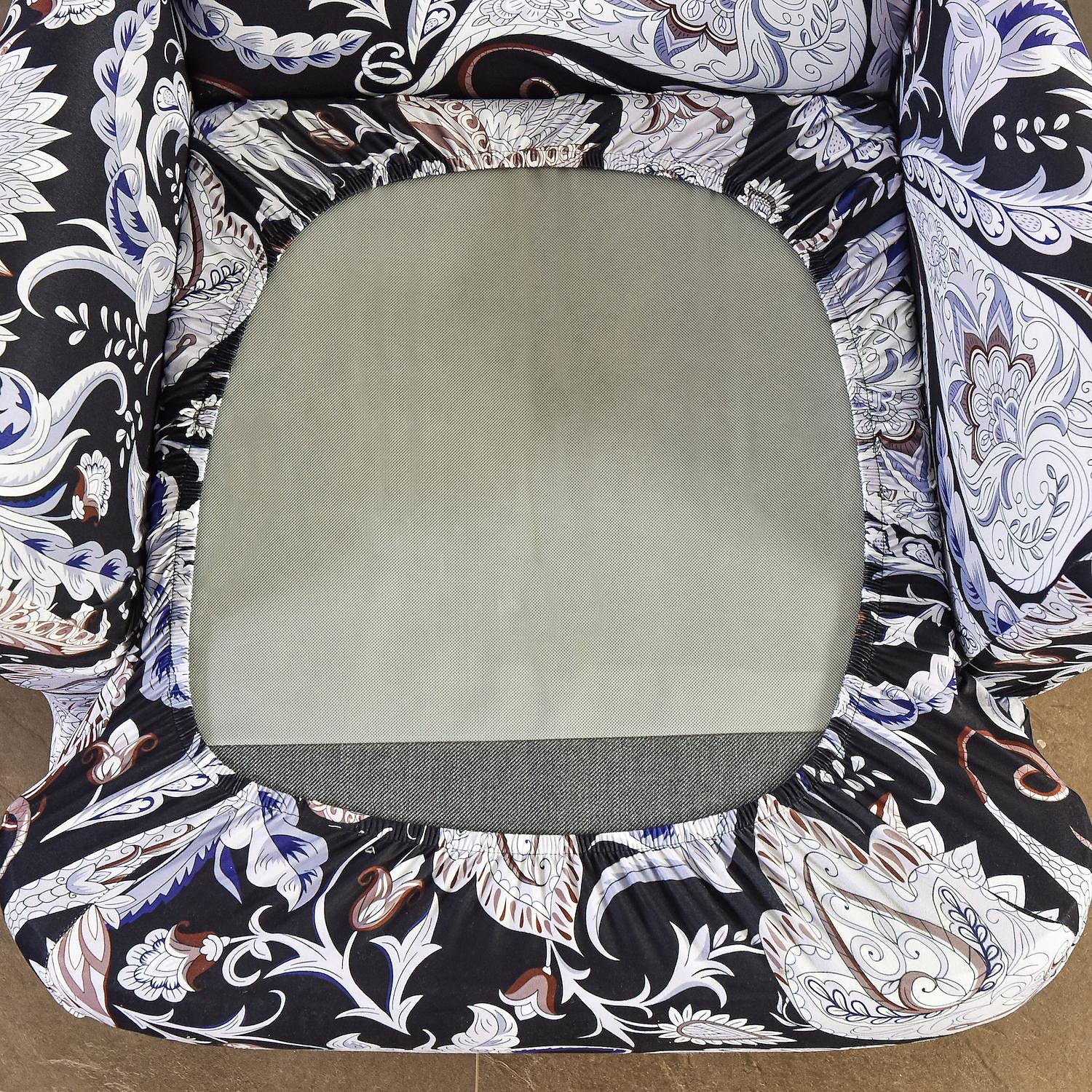 Cadeira de asa capa de tecido spandex capas de sofá poltrona de asa com uma capa de almofada de assento protetor de móveis de padrão floral para sala de estar de 2025 por $39.99 –P13