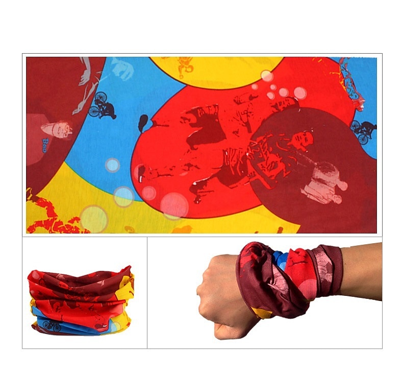 Neck Gaiter Neck Tube Scarf Bandana Sports Scarf Face Mask Floral Botanical Sunscreen High Breathability (>15,001g) Bike / Cycling Random Colors Winter for Men's Women's Adults' Running Cycling 2025 - $5.49 –P7