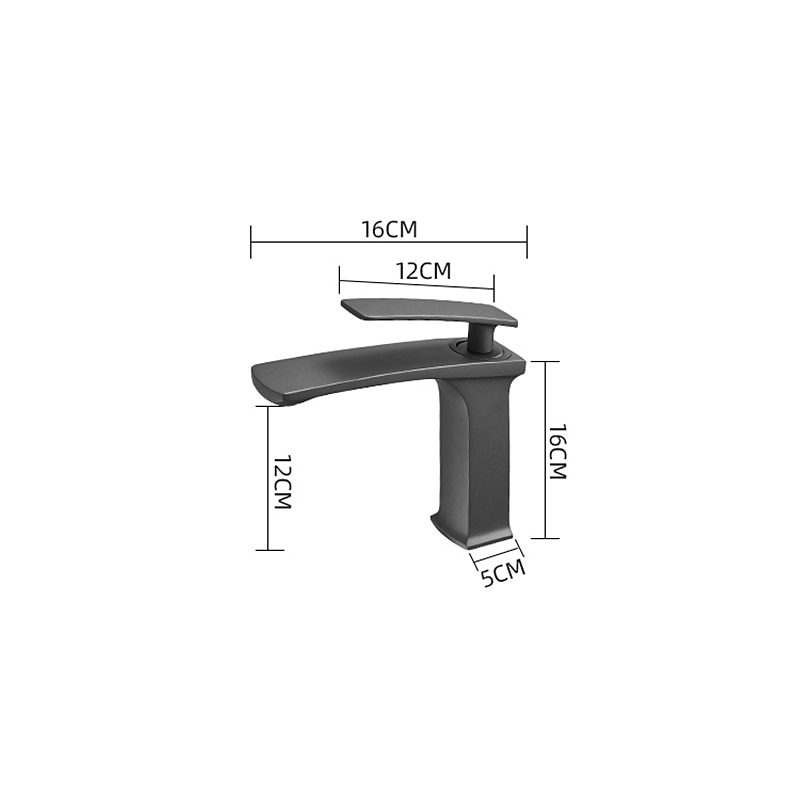 rubinetto lavabo bagno - classico / cascata nichel spazzolato / galvanizzato / finiture verniciate monocomando rubinetti vasca monoforo del 2025 a $113.99 –P1